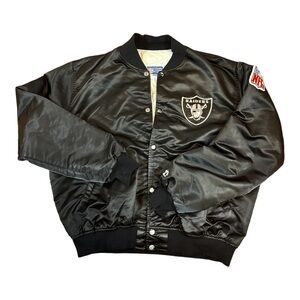 Vintage Okland Raiders Satin Jacket - XL	(26" x 25")